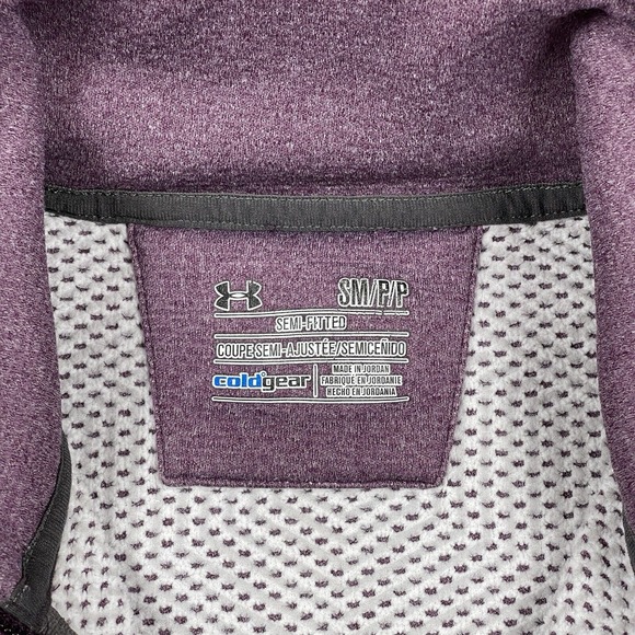 Under Armour Sweatshirt Womens Small Semi Fitted 1/4 Zip Wounded Warrior Project - Picture 2 of 14